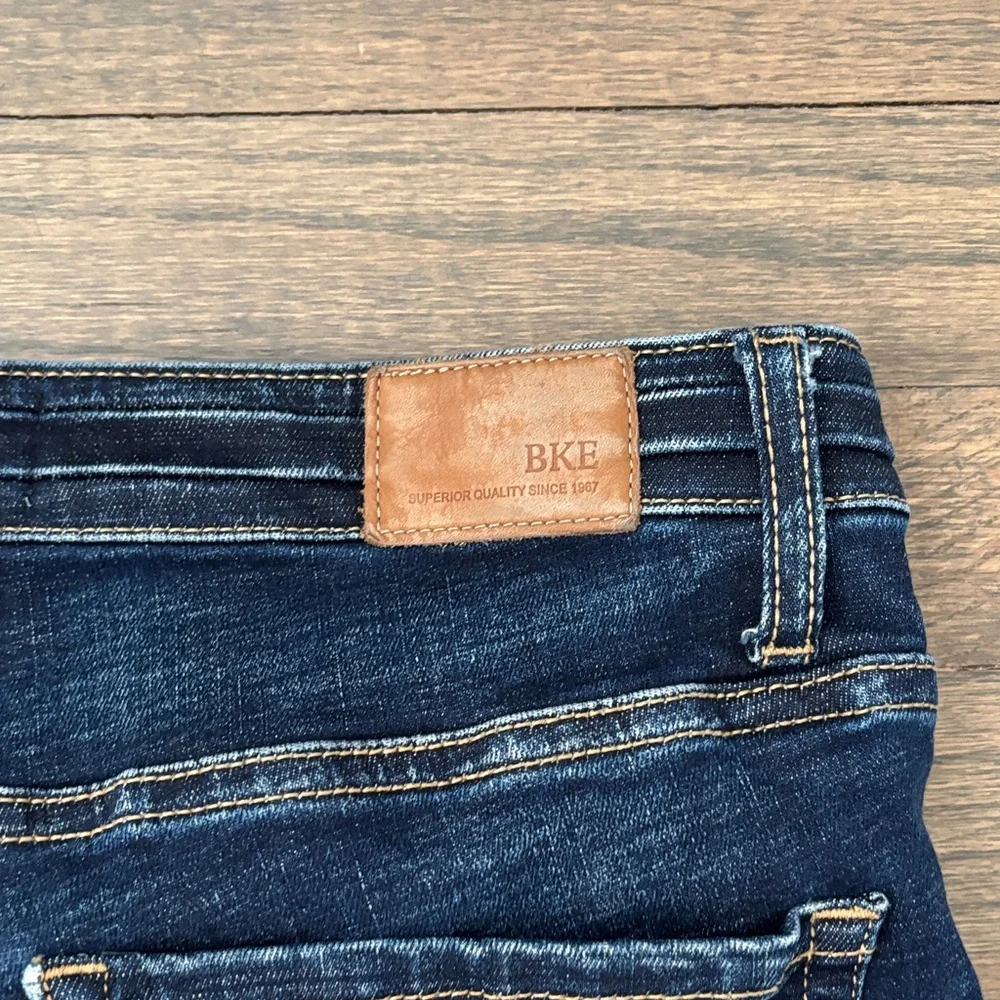 BKE Women's Dark Wash Blue Bootcut Jeans